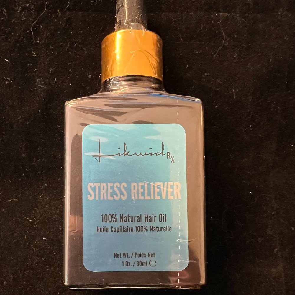 Likwid Rx Stress Reliever 100% Natural Hair Oil New Sealed